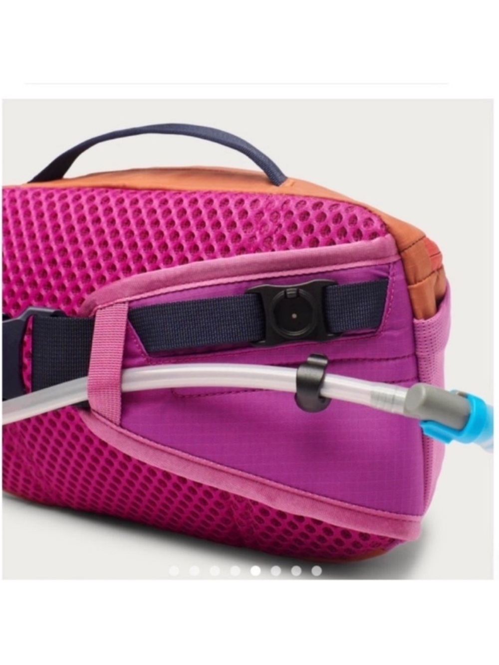 Cotopaxi Lagos 5L Hiking Hydration Hip Pack Orange Purple NWT Ventilated - Picture 10 of 10